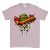 Lilac cinco de mayo sombrero skull Classic Tee - BarkalooDesign