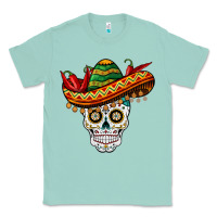 Cinco De Mayo Sombrero Skull Classic Tee | Teevron