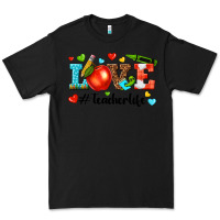Black love teacher life Premium Tee - texasbilliewilder