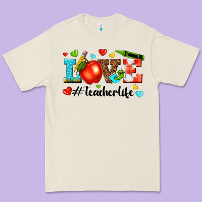 Love Teacher Life Premium Tee Designed By Texasbilliewilder