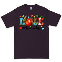 Plum love teacher life Premium Tee - texasbilliewilder