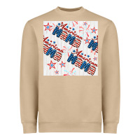 Mushroom american mama seamless pattern Heavyweight Sweatshirt - BundleAndBundleShop