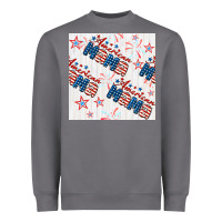 Storm american mama seamless pattern Heavyweight Sweatshirt - BundleAndBundleShop