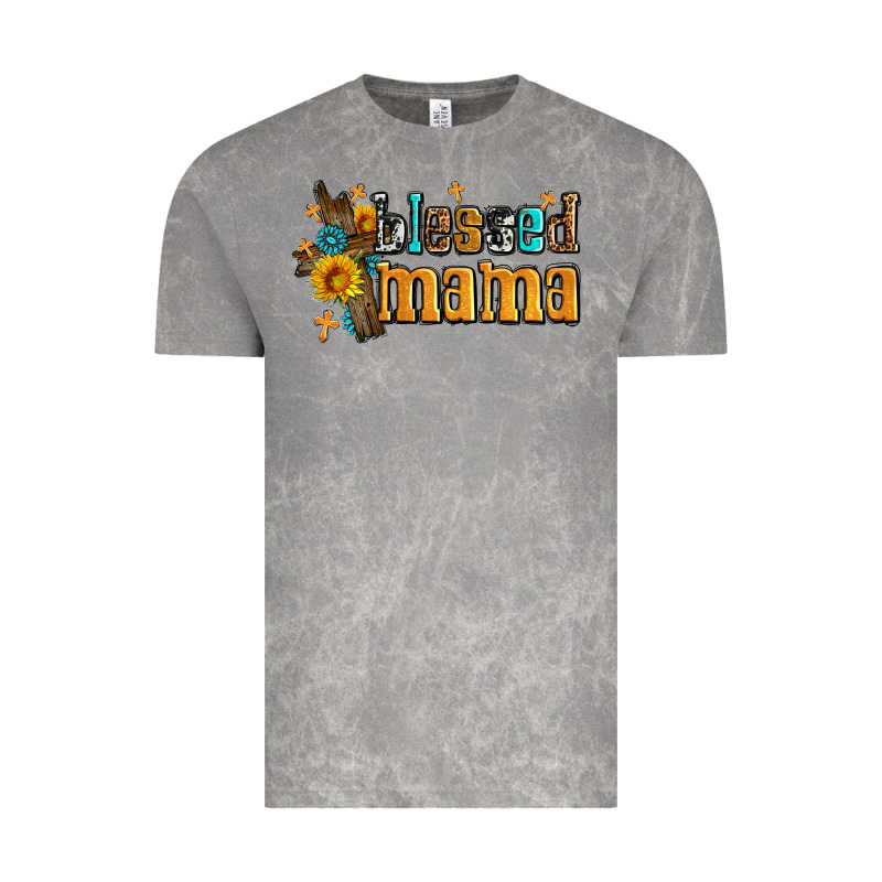 Blessed Mama Vintage Tee by AdoDesignShop | Teevron
