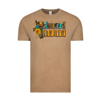 Vintage Coffee blessed mama Vintage Tee - AdoDesignShop