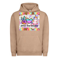 Pigment Burro peace loeve unicorns Urban Hoodie - CowGirlArtShop