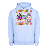 Pigment Grape Ice peace loeve unicorns Urban Hoodie - CowGirlArtShop