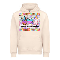Sandshell peace loeve unicorns Urban Hoodie - CowGirlArtShop