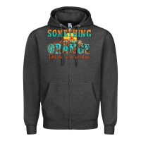 Charcoal Heather something in the orange tells me were not done Zipper Hoodie - NancyCooperArtShop