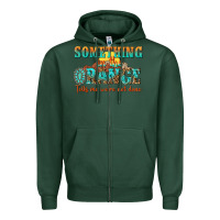 Sports Green something in the orange tells me were not done Zipper Hoodie - NancyCooperArtShop