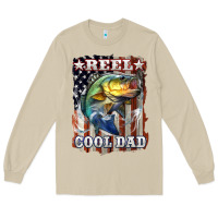 Mushroom Reel Cool Dad Bass Long Sleeve Tee - LillyAllenDesigns