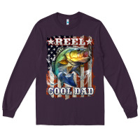 Plum Reel Cool Dad Bass Long Sleeve Tee - LillyAllenDesigns