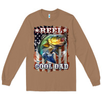 Toasted Coconut Reel Cool Dad Bass Long Sleeve Tee - LillyAllenDesigns