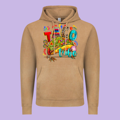 Taco Tribe Vintage Hoodie Designed By Ranaportraitstore