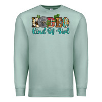 Seafoam rodeo kind of girl Premium Sweatshirt - Artiststas