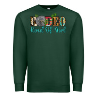 Sports Green rodeo kind of girl Premium Sweatshirt - Artiststas
