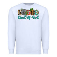 White rodeo kind of girl Premium Sweatshirt - Artiststas