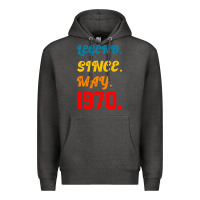 Charcoal Heather Legend Since May 1970 Premium Hoodie - Bettercallsaul