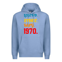 Colony Blue Legend Since May 1970 Premium Hoodie - Bettercallsaul