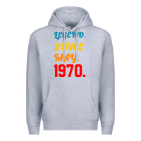 Heather Grey Legend Since May 1970 Premium Hoodie - Bettercallsaul