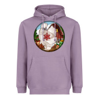 Lavender silkie chicken christmas Heavyweight Hoodie - LillyAllenDesigns