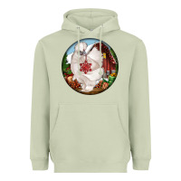 Matcha silkie chicken christmas Heavyweight Hoodie - LillyAllenDesigns
