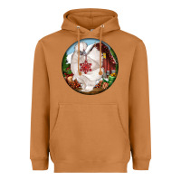 Meerkat silkie chicken christmas Heavyweight Hoodie - LillyAllenDesigns