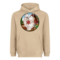 Mushroom silkie chicken christmas Heavyweight Hoodie - LillyAllenDesigns