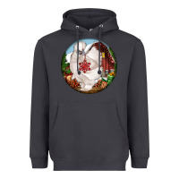 Smoke silkie chicken christmas Heavyweight Hoodie - LillyAllenDesigns
