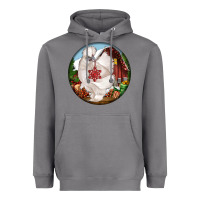 Storm silkie chicken christmas Heavyweight Hoodie - LillyAllenDesigns