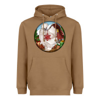 Toasted Coconut silkie chicken christmas Heavyweight Hoodie - LillyAllenDesigns