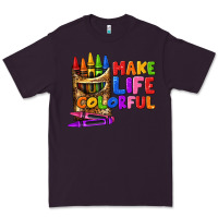 Plum make life colorful Premium Tee - texasbilliewilder
