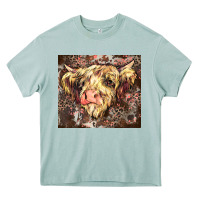 Arona leopard cow Heavy Core Tee - Zillion Design Studio