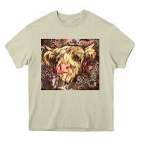 Mossy leopard cow Heavy Core Tee - Zillion Design Studio