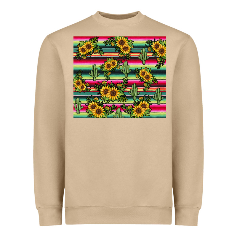 Sunflower Cactus Heavyweight Sweatshirt by JahusDesignShop | Teevron