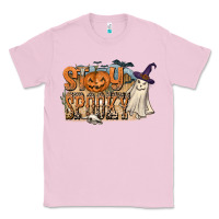 Bubblegum Pink Stay Spooky Classic Tee - CowhideDigitalArt