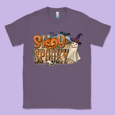 Stay Spooky Classic Tee Designed By Cowhidedigitalart