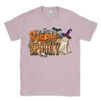 Lilac Stay Spooky Classic Tee - CowhideDigitalArt