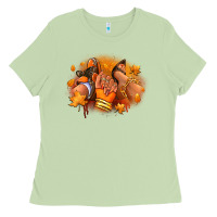 Matcha Fall sneaker and heel afro woman Ladies Tee - RanaPortraitStore