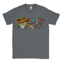 Charcoal Heather cinco de mayo skull Classic Tee - BarkalooDesign