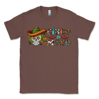 Chestnut cinco de mayo skull Classic Tee - BarkalooDesign