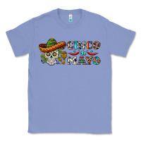 Colony Blue cinco de mayo skull Classic Tee - BarkalooDesign