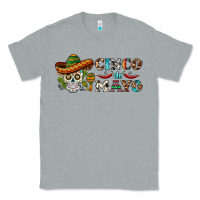 Heather Grey cinco de mayo skull Classic Tee - BarkalooDesign