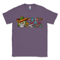 Lavender cinco de mayo skull Classic Tee - BarkalooDesign