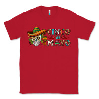 Red cinco de mayo skull Classic Tee - BarkalooDesign
