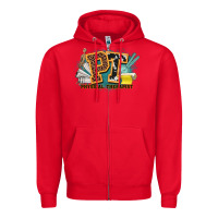 Red pt physical therapist western Zipper Hoodie - NancyCooperArtShop