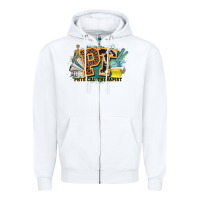 White pt physical therapist western Zipper Hoodie - NancyCooperArtShop
