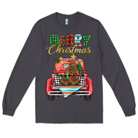 Smoke merry christmas truck Long Sleeve Tee - BarkalooDesign