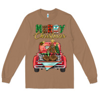 Toasted Coconut merry christmas truck Long Sleeve Tee - BarkalooDesign