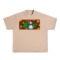 Burro christmas tree with snowman Urban Heavy Tee - AdoDesignShop